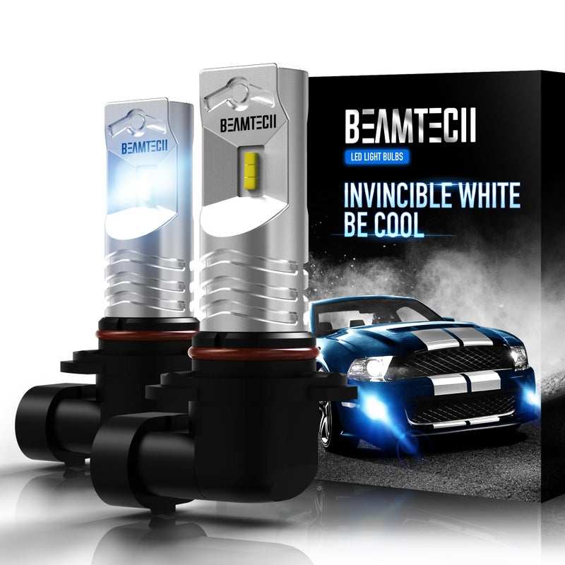BEAMTECH H10 Fog Light Bulb,CSP Chips 6500K 800 Lumens Xenon White Extremely Super Bright of 2 - Image 1